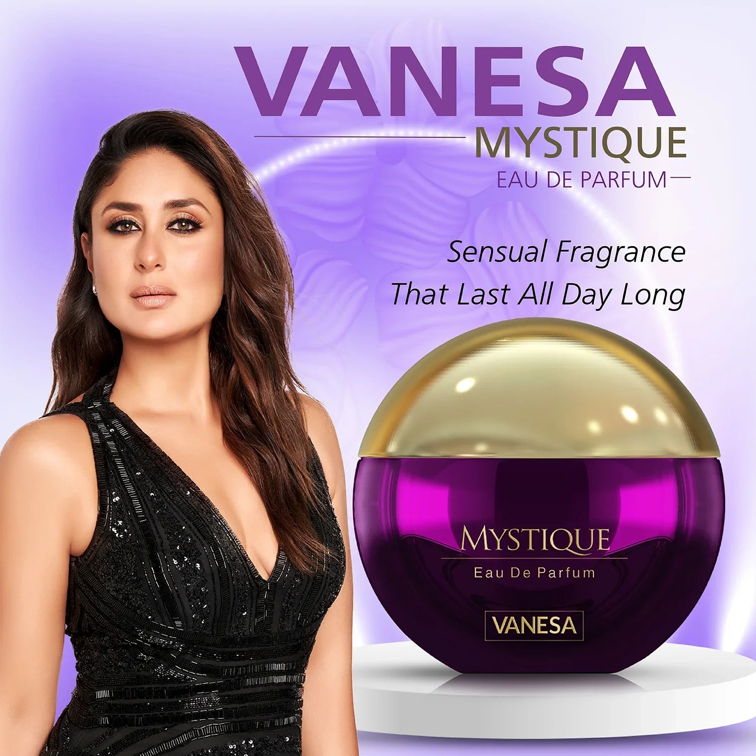 Vanesa Mystique Eau De Parfum | Long Lasting Fragrance Perfume | Skin Friendly | For Women | 50 ml