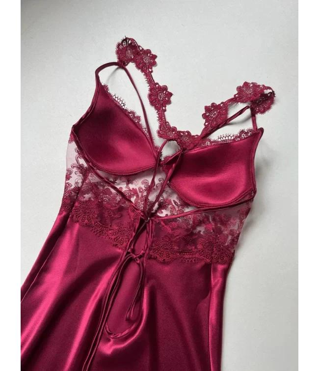 6 Pcs Silk Turkish Nighty Set