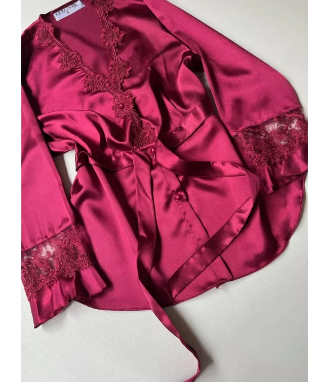6 Pcs Silk Turkish Nighty Set