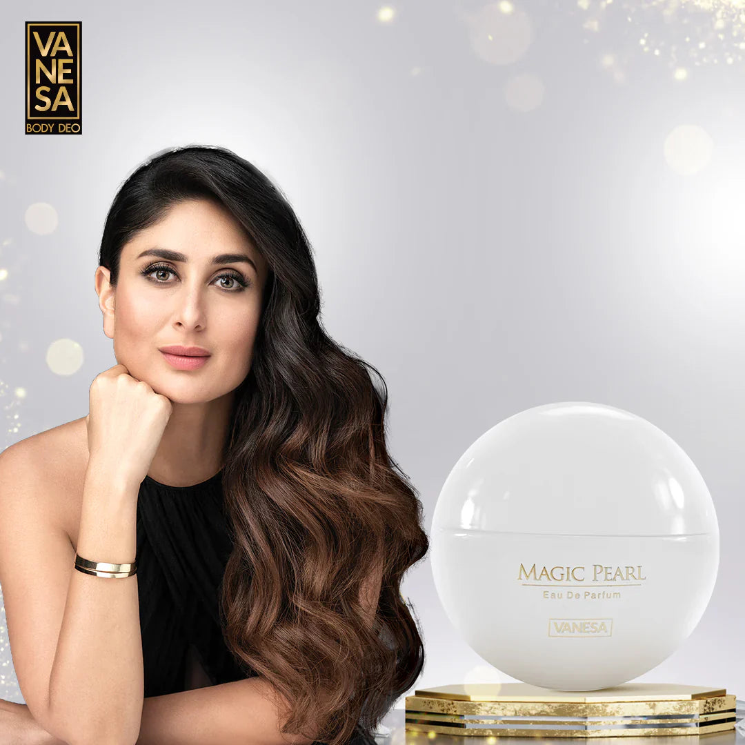 Vanesa Magic Pearl Eau De Parfum | Long Lasting Fragrance Perfume | Skin Friendly | For Women | 50 ml