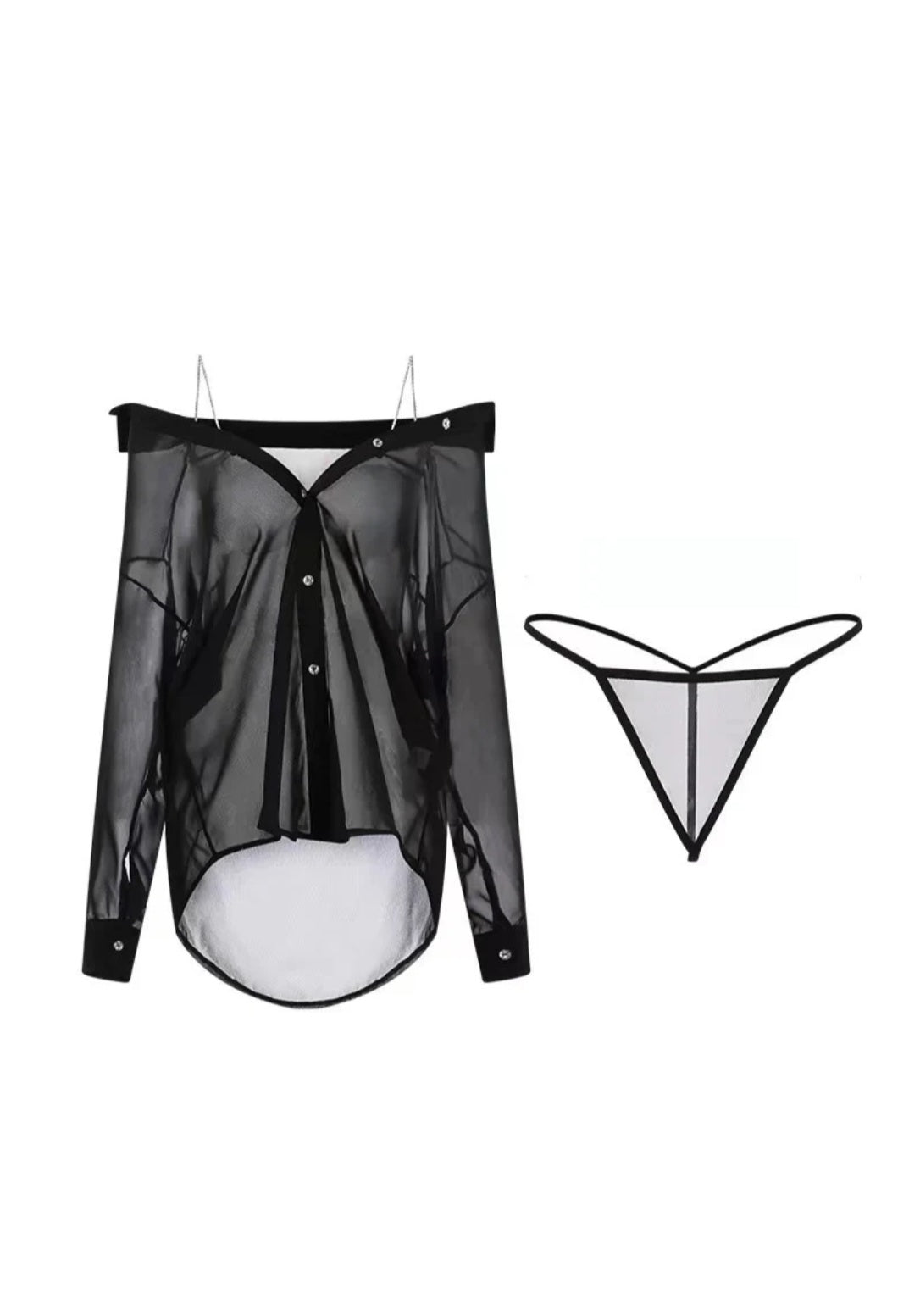 Finley Two Piece Sheer Lingerie