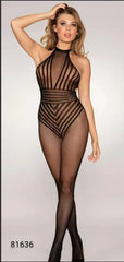 Cozy Attire 2 piece Imported Full Neck Sparkling Design Full Body Black Stocking For Women - 2024